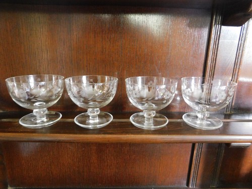 Set footed crystal glass - set, of