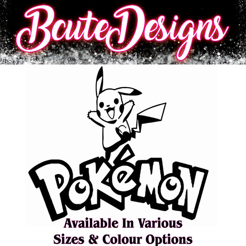 Pokemon pikachu wall vinyl - pokemon,
