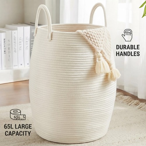 65l laundry basket folding - basket, bin