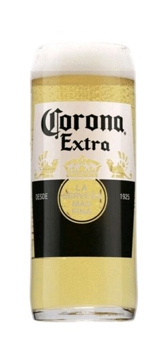 Corona half pint glasses - 2,