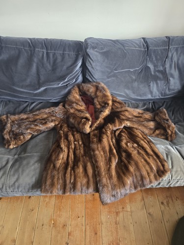 Vintage mahogany mink fur - vintage,
