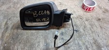 MERCEDES B CLASS 2011 LEFT PASSENGER SIDE ELECTRIC WING MIRROR IN SILVER