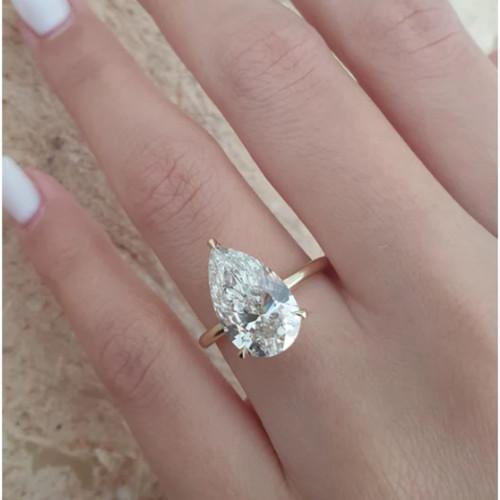 Diamond ring engagement gold - diamond,