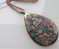 9ct Gold Vintage Natural Opal