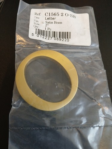 Satin brass inch - inch, a