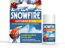 Snowfire Ointment Stick, Natural, Vegan, Cruelty Free, for Dry Skin,Emolient 18g