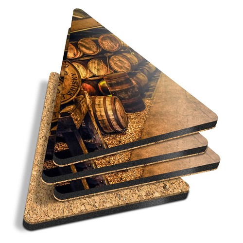 Triangle coasters - 4x,