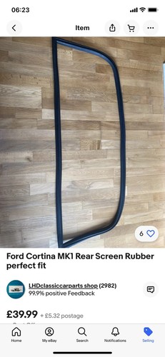 Ford cortina mk1 door window - cortina,