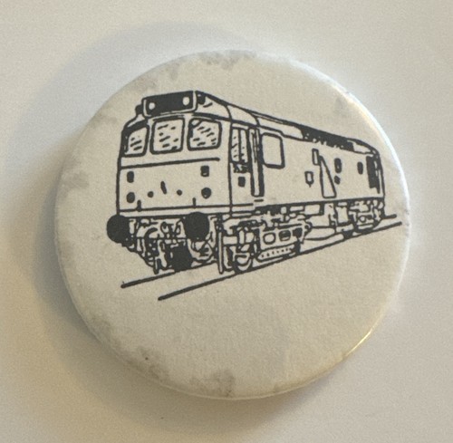 Train railway pin button - railway,