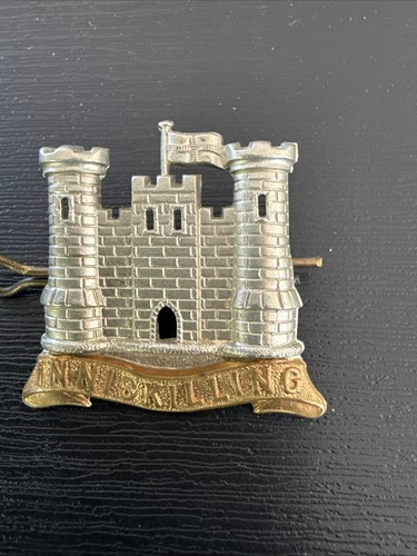 Military metal badge 6th - military, bi-metal