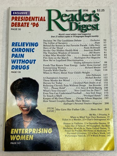 Reader digest magazine - digest, nov