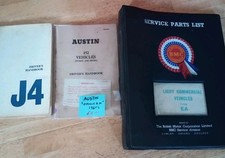 Job lot of BMC van manuals