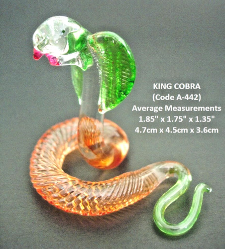 Glass snake king - glass, cobra