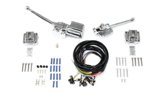 Chrome handlebar control - handlebar, kit