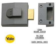 NIGHTLATCH P82 60mm DMG DEADBOLT NIGHT LATCH LOCKCASE ONLY - NEW YALE
