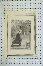 Old Antique Print 1898 Advert Elliman'S Embrocation Ladies Tennis Sport 19th