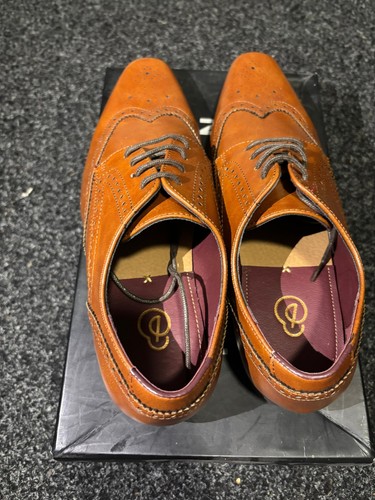 Men lace leather brown - men,
