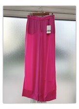 ZARA Pink Wide Leg Trousers