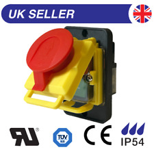 KEDU KJD12/230V NVR Switch with Emergency Stop Switch for Workshops