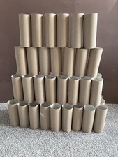 Empty toilet roll tubes 50 for Art, Craft, Garden seedling starter pots crackers
