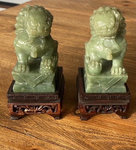 Matching pair chienese jade - matching,