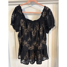 Torrid Black Lace Floral