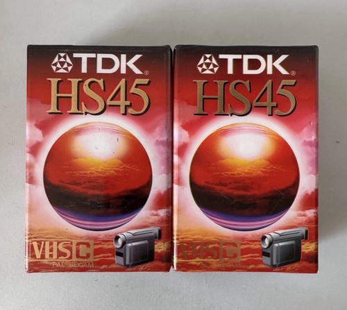 Tdk hs45 vhs min - 2x, vhs-c