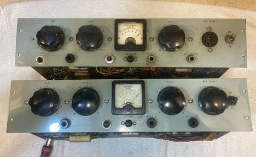 Vintage preamp pair valve - preamp,pair,