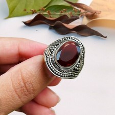 Natural Gemstone Garnet 925