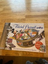 617. Trivial Pursuit Disney Edition Parker Hasbro 2005 DVD Board Game Complete 