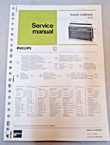Vintage philips radio - philips,