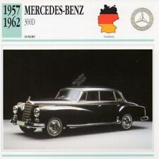 1957-1962 MERCEDES BENZ 300D Classic Car Photograph / Information Maxi Card