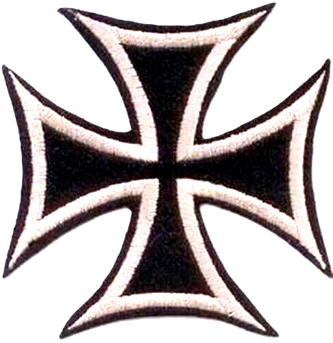 Iron cross patch - iron, medal