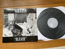 nirvana bleach uk 1st pressing 1989 vinyl lp
