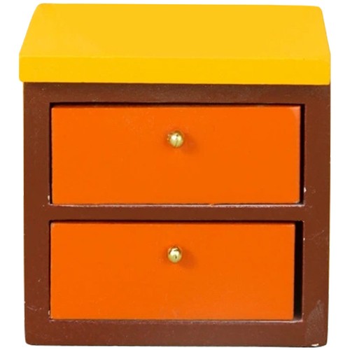 Mini bedside table house - bedside,