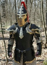 Medieval Steel warrior Full Suit Of Armor Dark Elf Druchii Warhammer dark elves