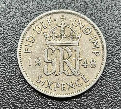 1948 george sixpence - vi,