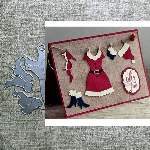 Christmas dress metal - christmas,