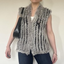 Vintage 00s genuine rabbit fur