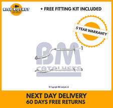Front Centre Exhaust Pipe & FITTING KIT Vauxhall Astra J 1.6 2010-15 BMCatalysts