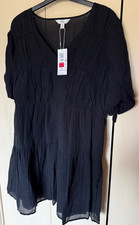 M&S Lyocell Rich V-Neck Mini