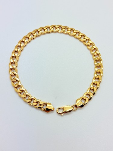 9ct yellow gold hollow curb - 9ct,