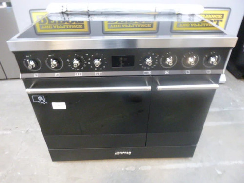 Smeg range cooker - cooker, black