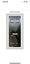 UPVC Door Panel, Black, New