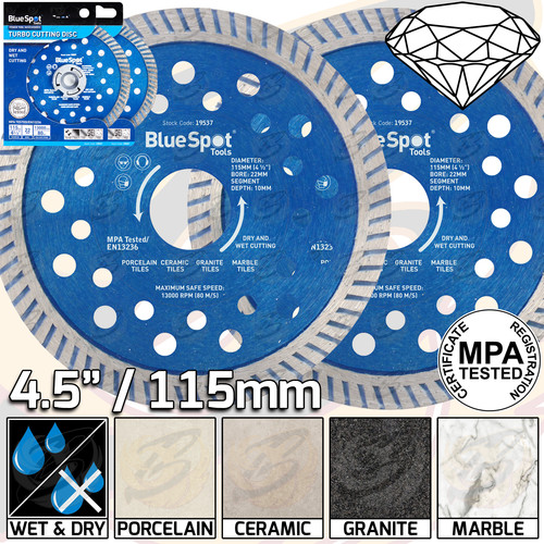 Turbo diamond cutting disc - cutting,