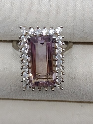 Ametrine and zircon cocktail - ametrine,