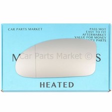 For Ford Focus 98-04 Left passenger side Aspheric Electric wing mirror glass