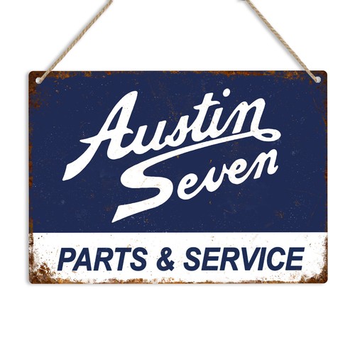 Austin seven parts blue retro - parts,