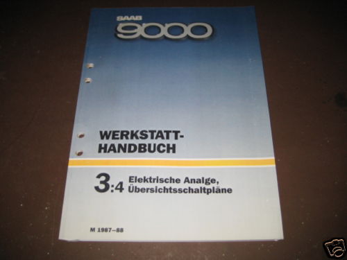 Workshop manual saab 9000 - workshop,