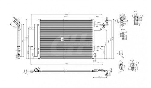 Hart 612 252 - 252, condenser,
